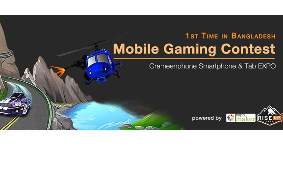 the mobile gaming contest snap and poster with car and helicopter