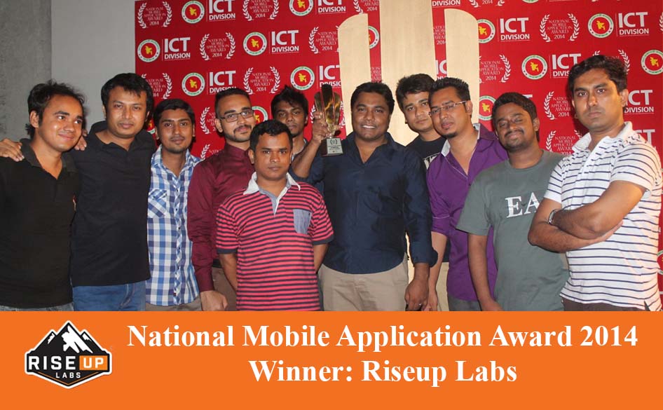 National Mobile Application Award 2014 Winner Riseup Lab Temas
