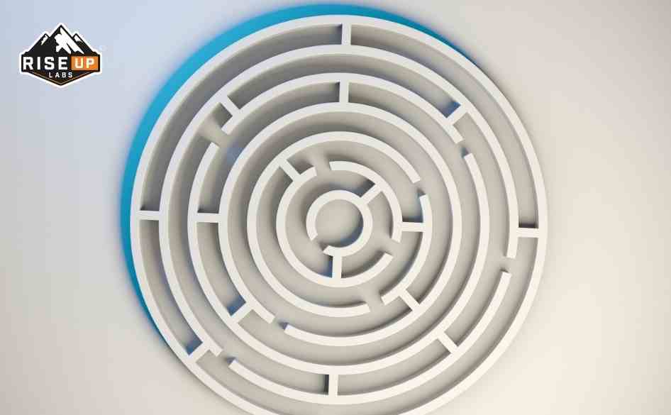 the circle of game on a white space