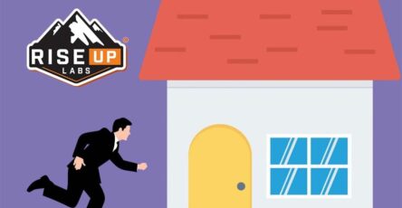 a man going towards home