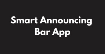 Smart Announcing Bar App