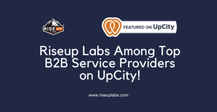 Riseup Labs among top b2b service providers on upcity