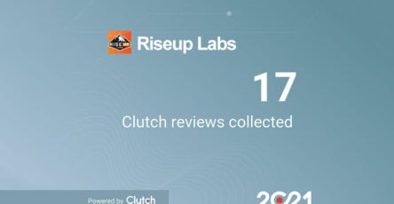 Riseup Labs recieved clutch reviews in 2021