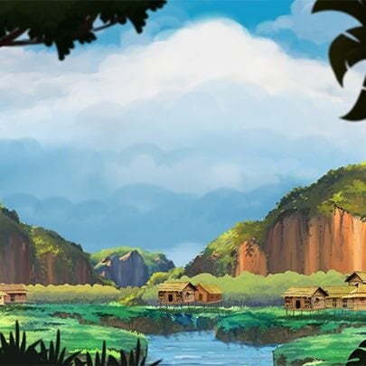 Fun Basket Game Scenery