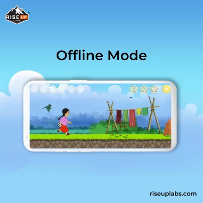 Image of offline feature of Meena Game