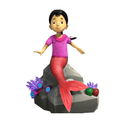 Meena Mermaid Game Character