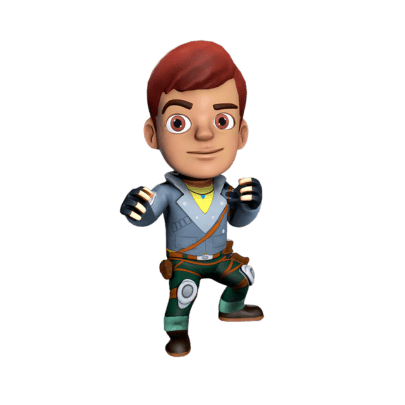Somrat, a game character developed by Riseup Labs Unity game development company