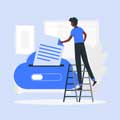 Quick Uploads feature of document scanner app