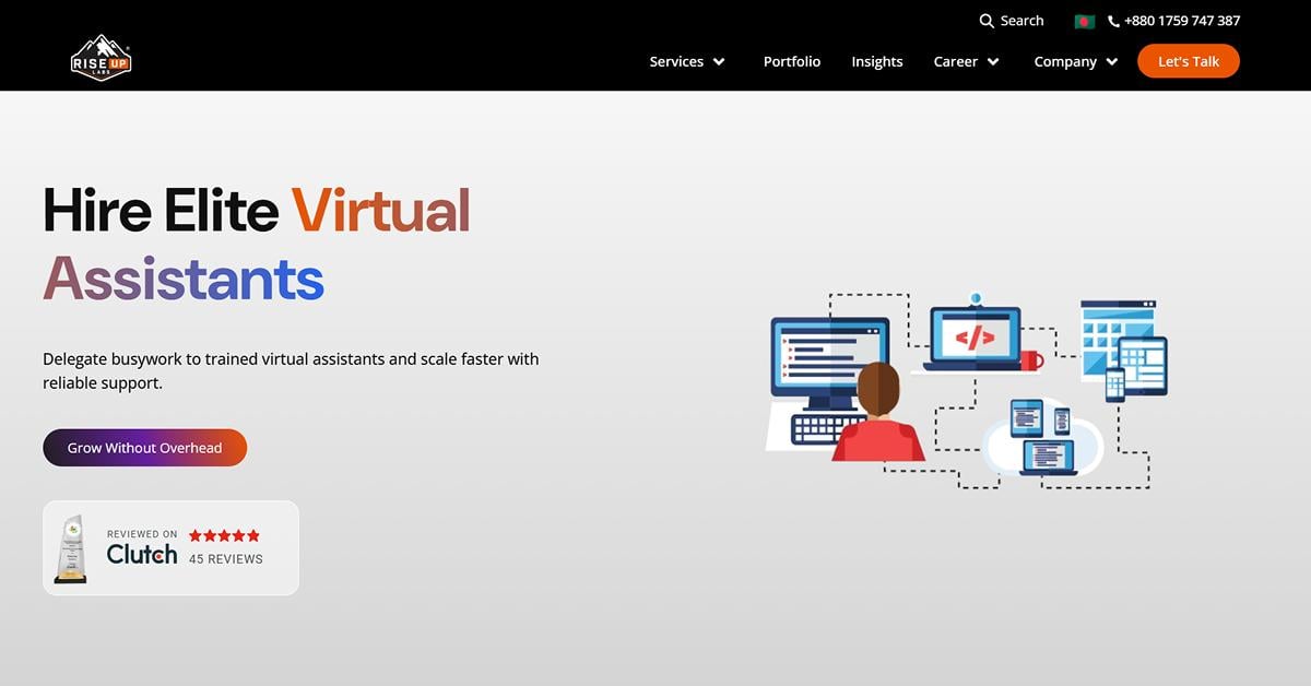 virtual-assistant-services-provider-company-featured-image-riseup-labs