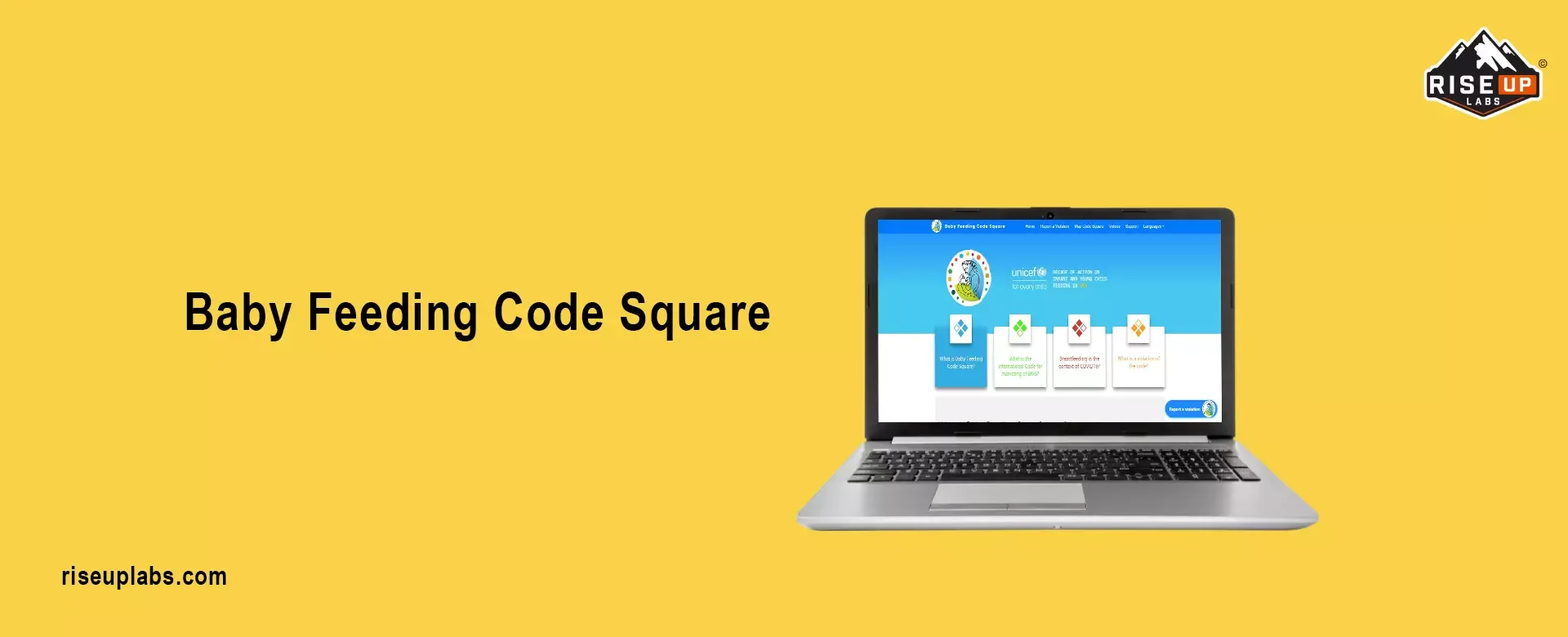 Banner image of Baby Feeding Code Square portfolio