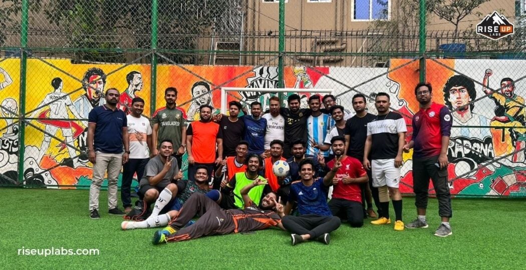 Friendly football match of Riseup Labs family members feature image