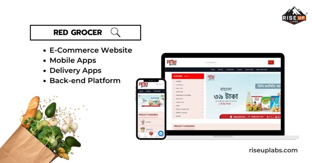 Red Grocer portfolio feature image