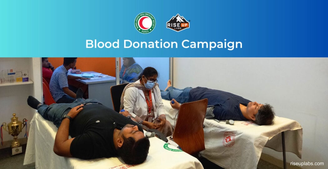 Feature of Blood Donation Campaign by Riseup Labs with Bangladesh Red Crescent Society insight