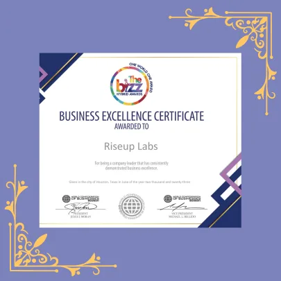The Bizz Hybrid Award Trophy and Certificate Thumbnail