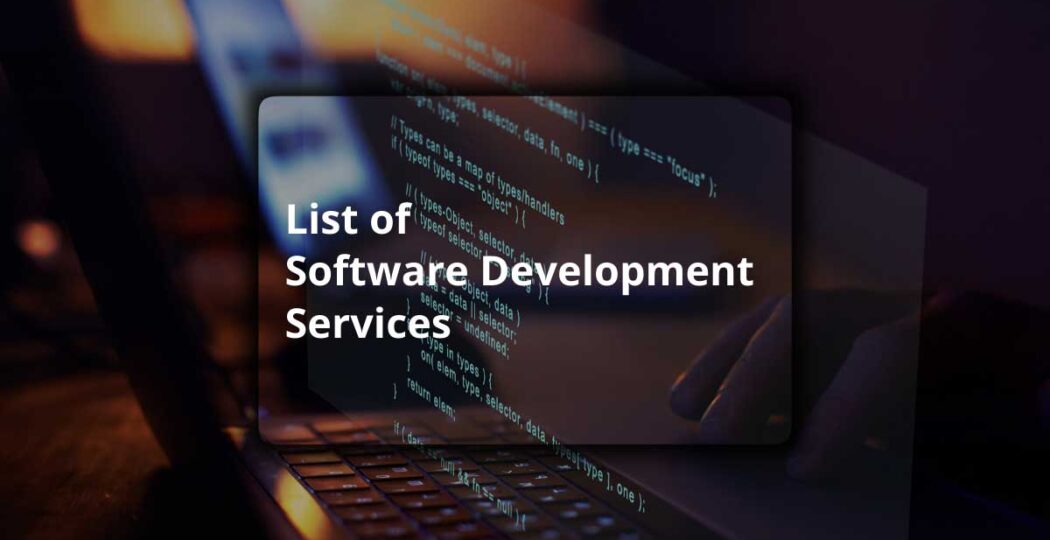 Software Development Services List