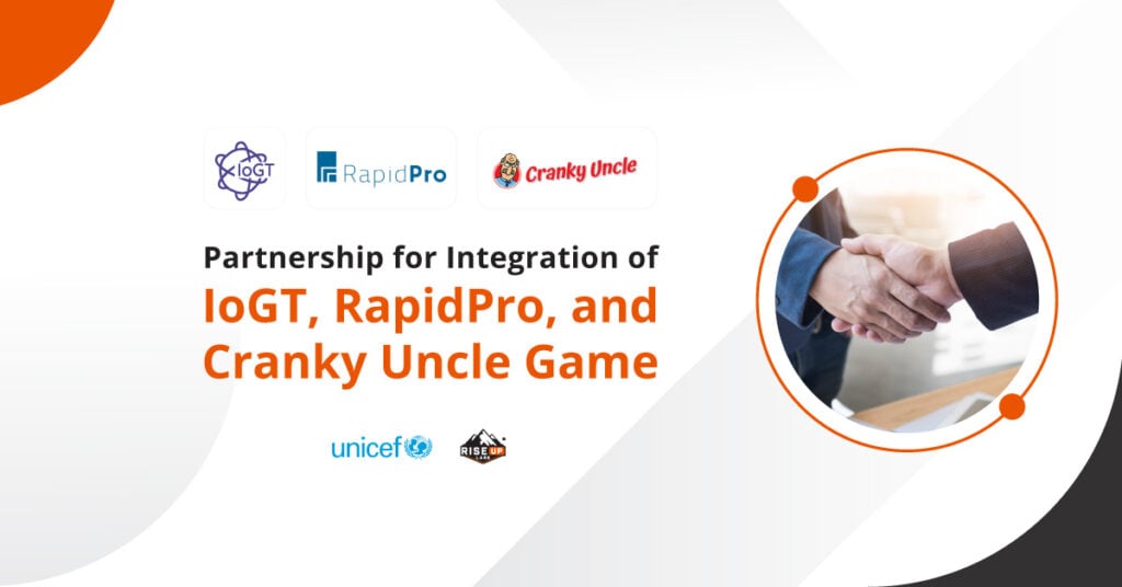 Feature image of UNICEF Tanzania Signed with Riseup Labs for Integration of IoGT, RapidPro, and Cranky Uncle Game Insight