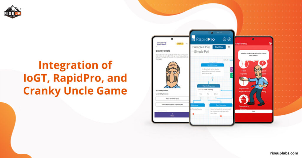 Feature image of IoGT, RapidPro, and Cranky Uncle Game Integration portfolio