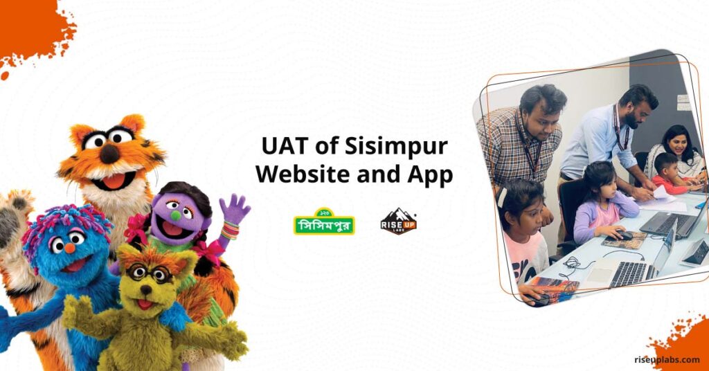 Feature image of Sisimpur Web and App UAT with Children and Sesame Workshop Bangladesh insight