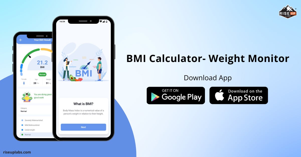 BMI Calculator- Weight Monitor - Riseup Labs