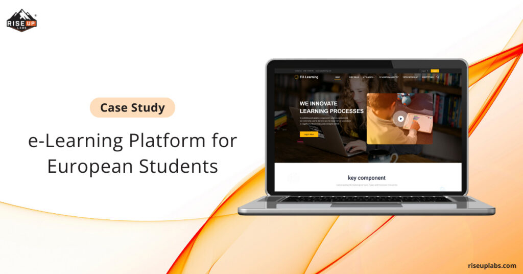 Feature image of e-Learning Platform for European Students – Transforming Education through Interactive e-Learning | Case Study