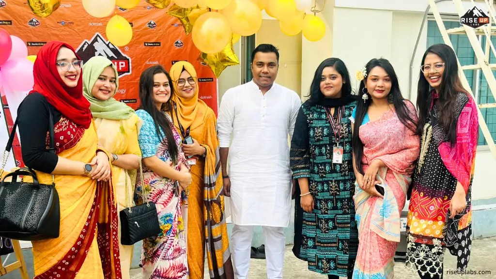 Image of Pohela Falgun at Riseup Labs Illuminates the Day With Happiness and Positivity