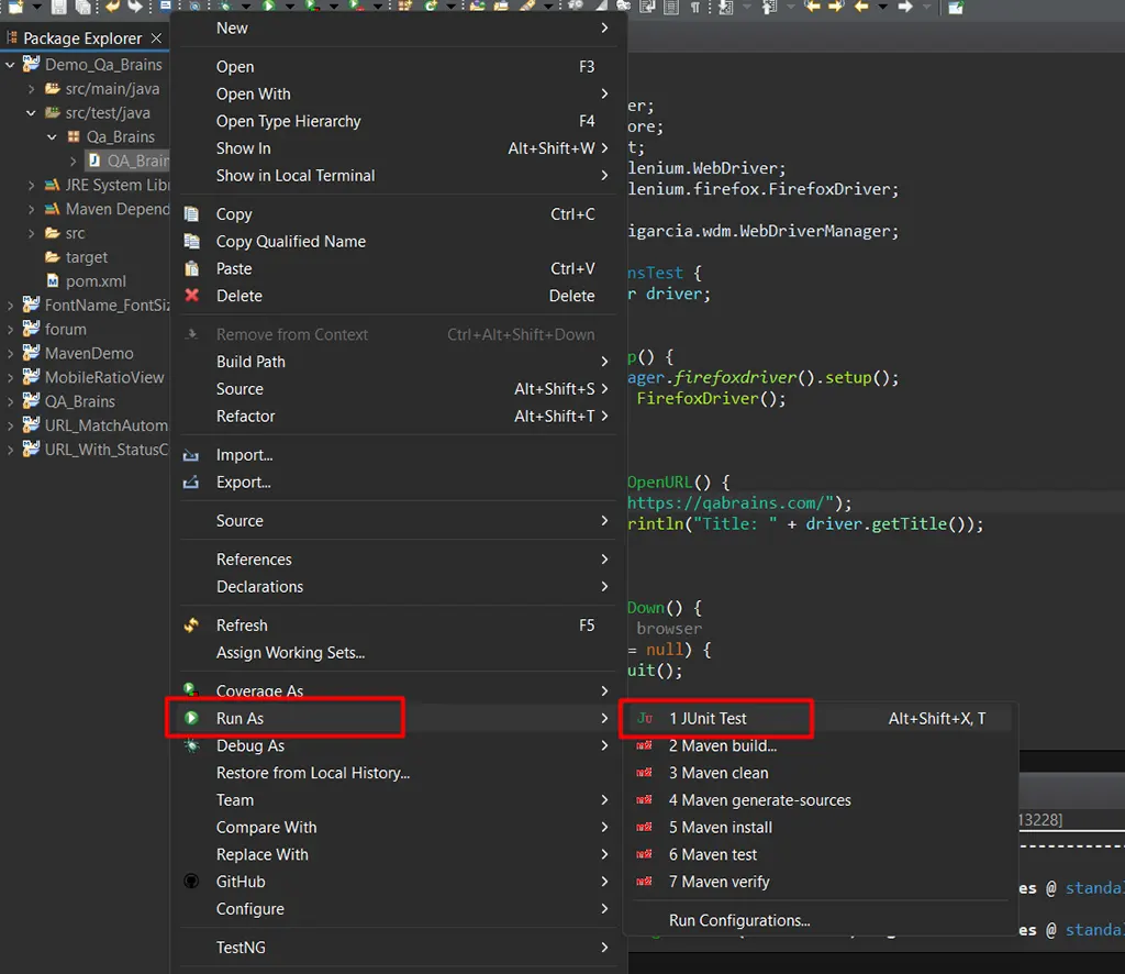 JUnit Test
