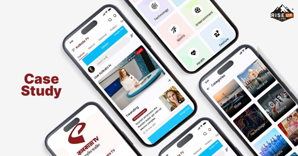 Kolkata TV App Brings Real-time West Bengal News to the World | Case Study Featured Image