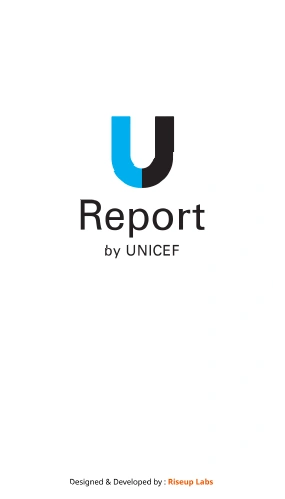 U-Report Burkina Faso Portfolio Welcome Screen