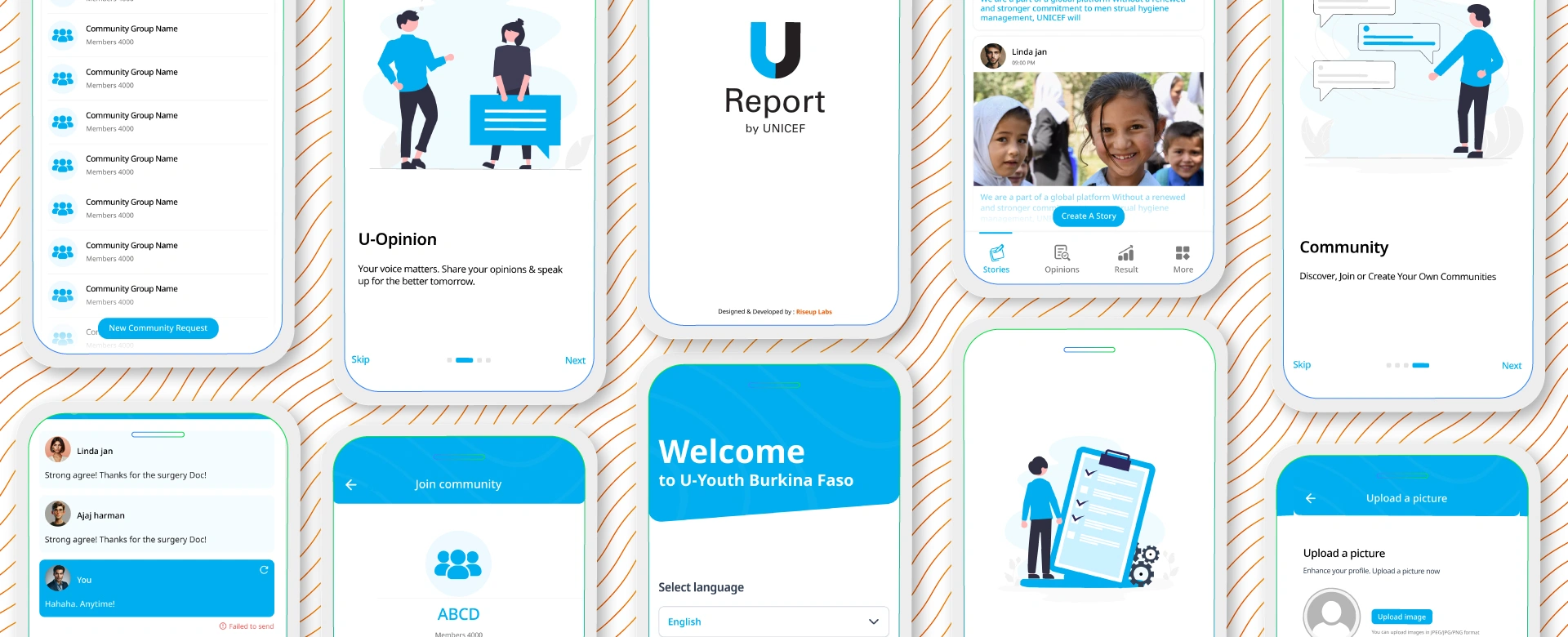 U Report Burkina Faso Portfolio Banner