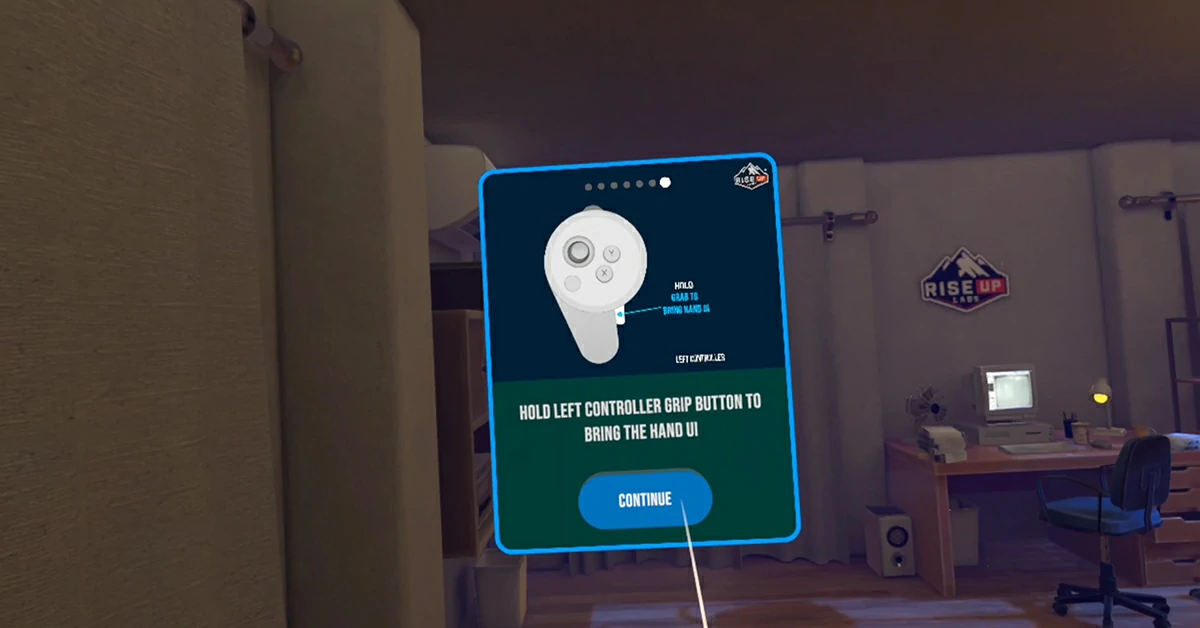Earthquake VR Experience Portfolio Controller