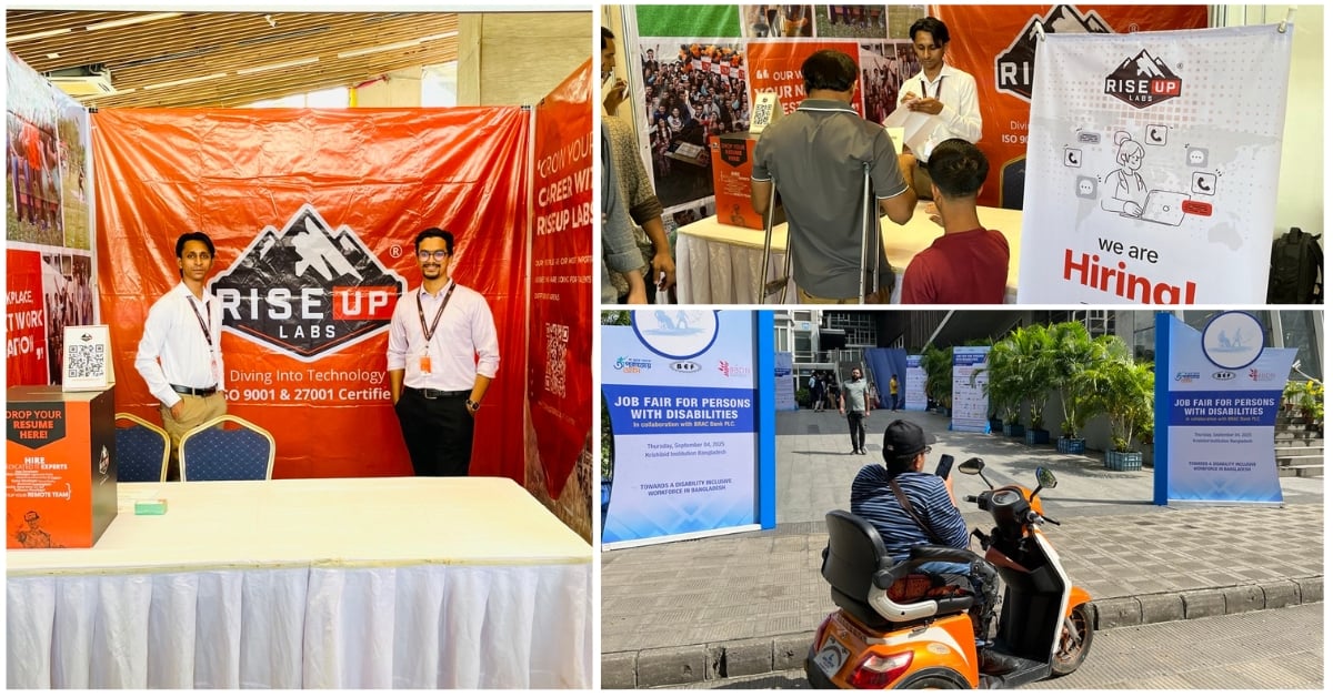 Abilities Meet Opportunities: Riseup Labs at Job Fair for Persons with Disabilities 2025