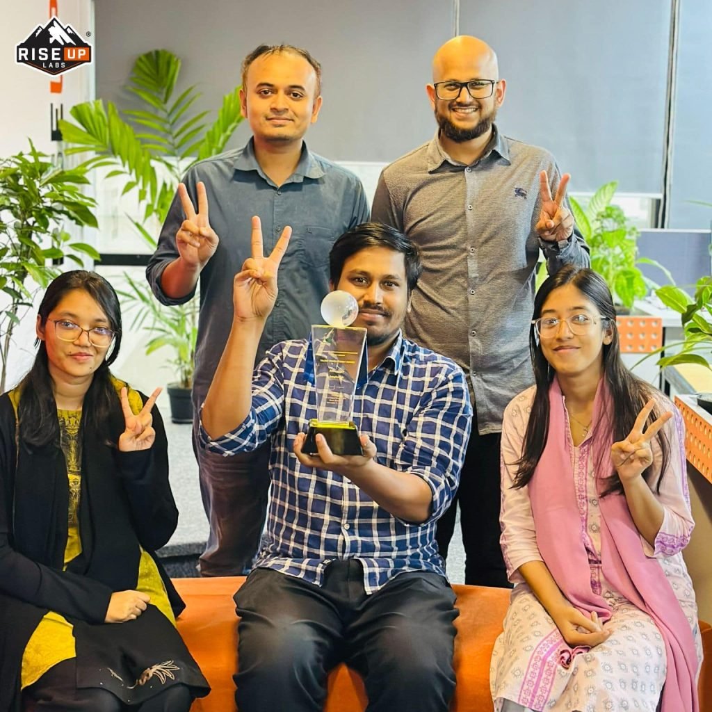 Marketing Team Celebrating ASOCIO Award