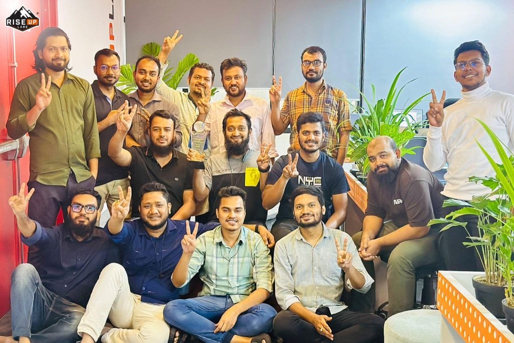 Tech Team Celebrating ASOCIO Award