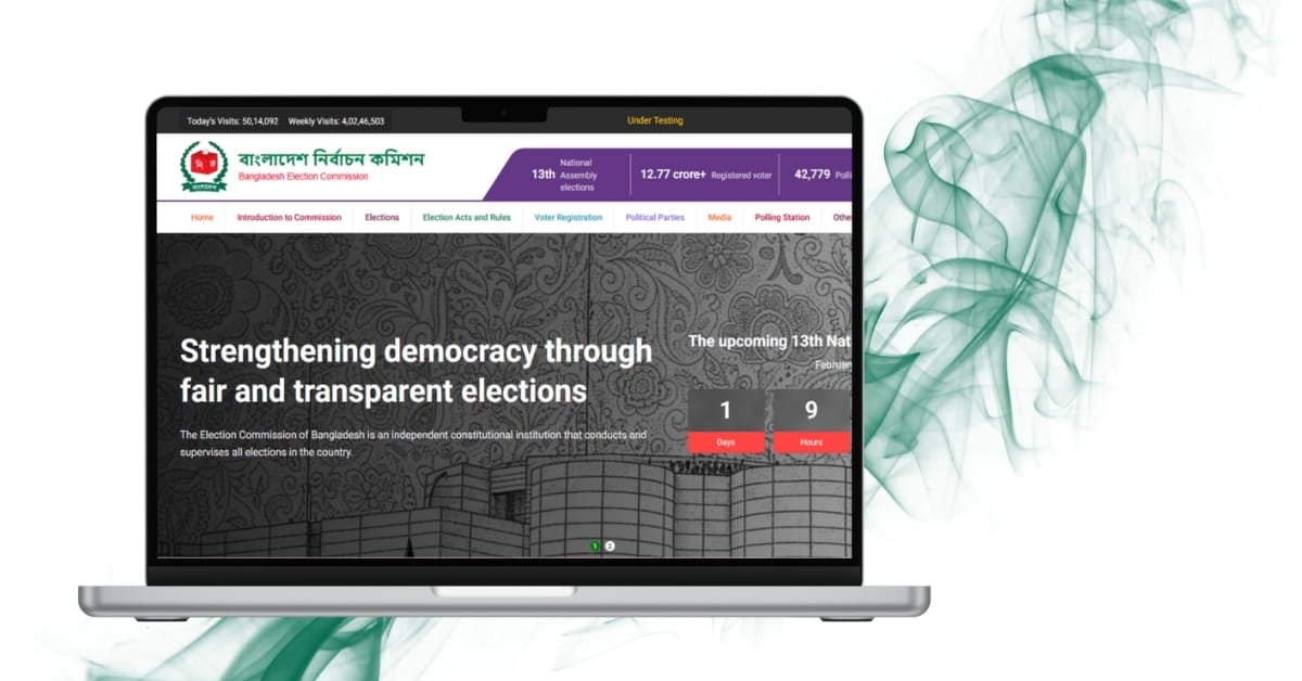 Riseup Labs Successfully Deploys the New Bangladesh Election Commission Website