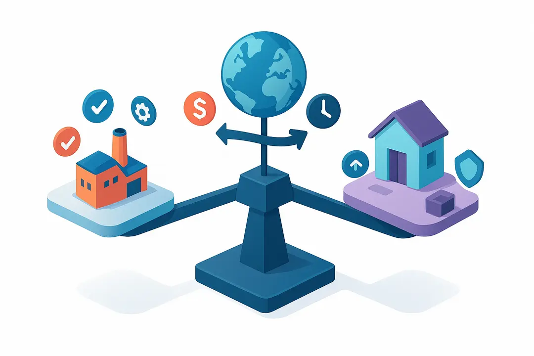 How Does Nearshoring Compare to Offshoring and Reshoring?