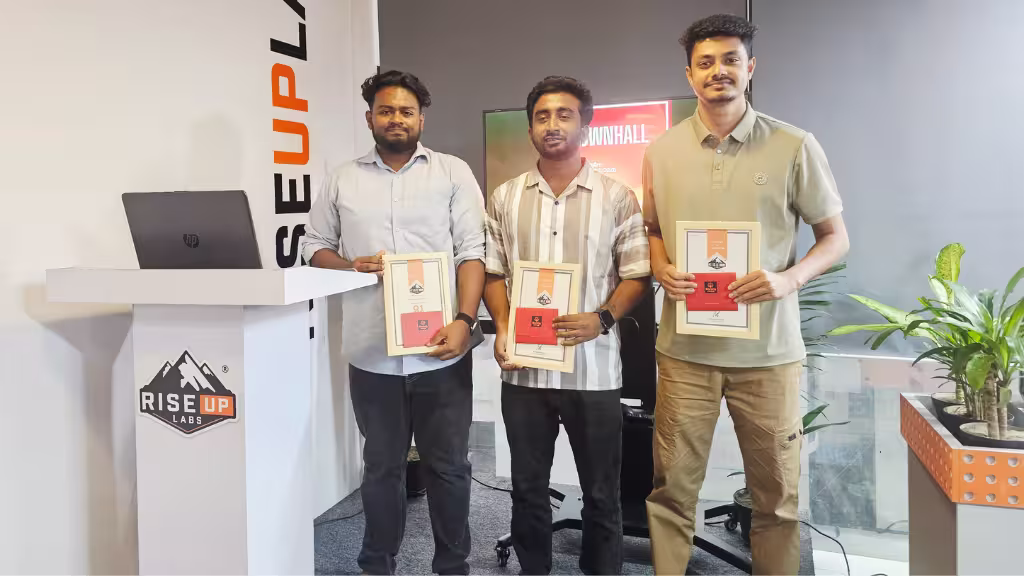 AI Excellence Award Winners at Riseup Labs Q1 2026 Townhall