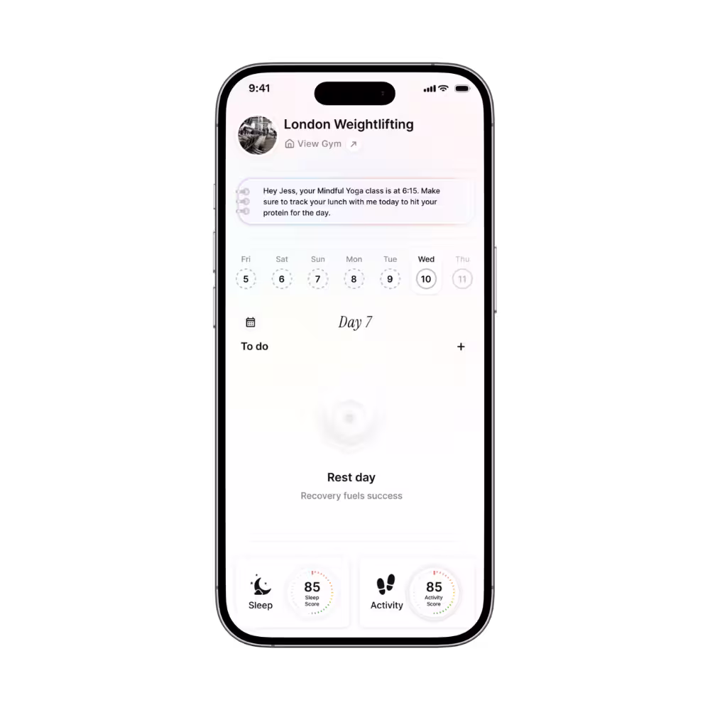 Home Screen & Progress Panels - Trainr