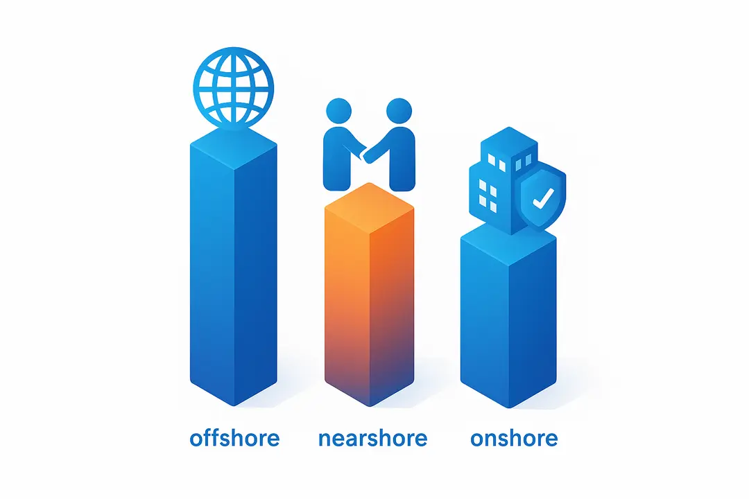 How Do Offshore, Nearshore, and Onshore Fintech Outsourcing Models Compare?