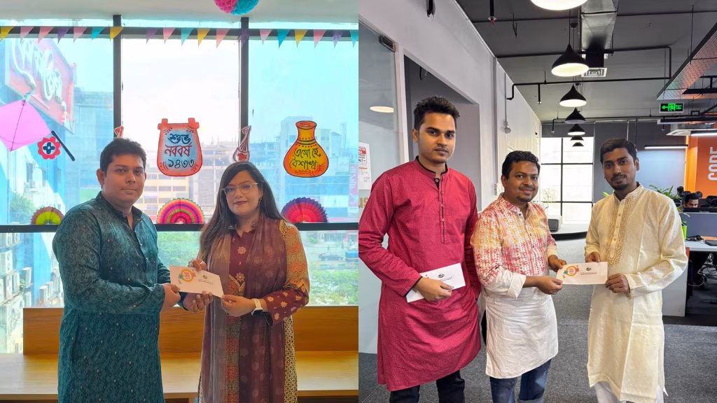 Presenting Small Gifts for Pohela Boishakh 1433 Celebration