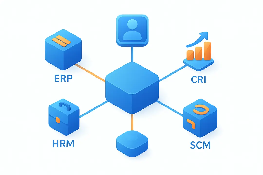 Types of Enterprise Software: ERP, CRM, BI, SCM, HRM, and Beyond