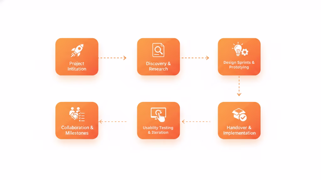 What Is the Typical Nearshore UI/UX Workflow?