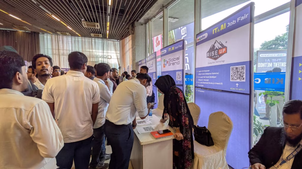 Participants at BDJobs IT & AI Job Fair 2026