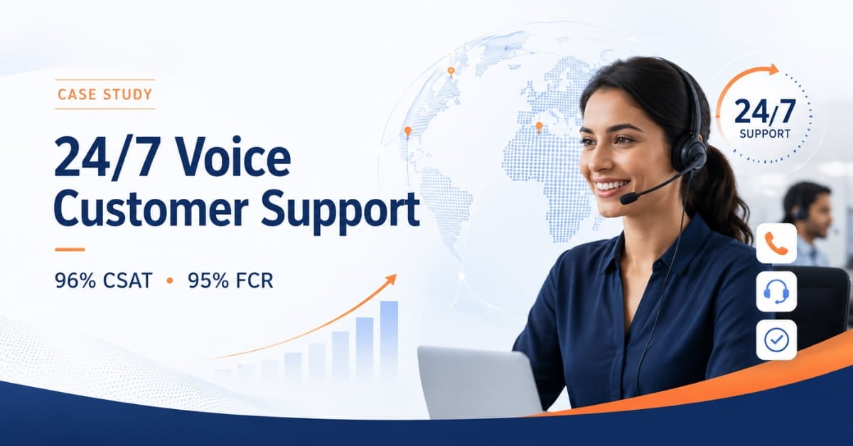 24/7 Voice Customer Support Case Study