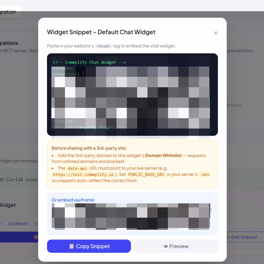 Drop Commplify Into Any Website - Commplify