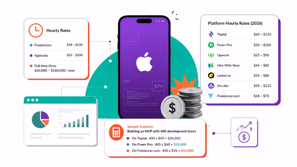 How Much Does It Cost to Hire an iOS Developer in 2026?