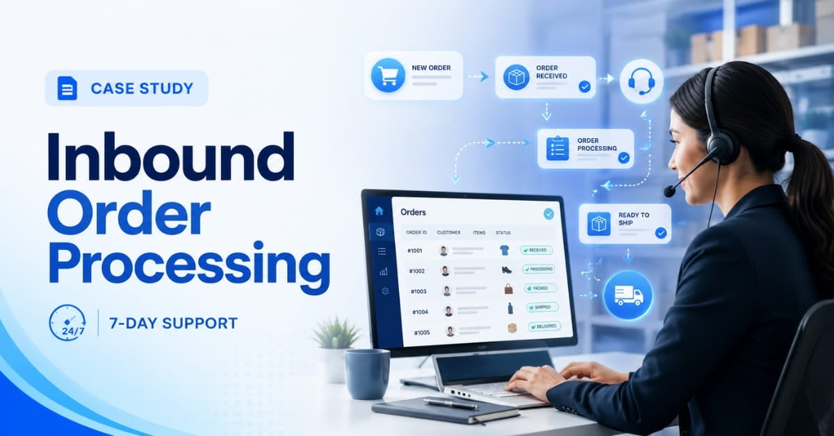 7-Day Inbound Order Processing for a UK Retail Company - Case Study