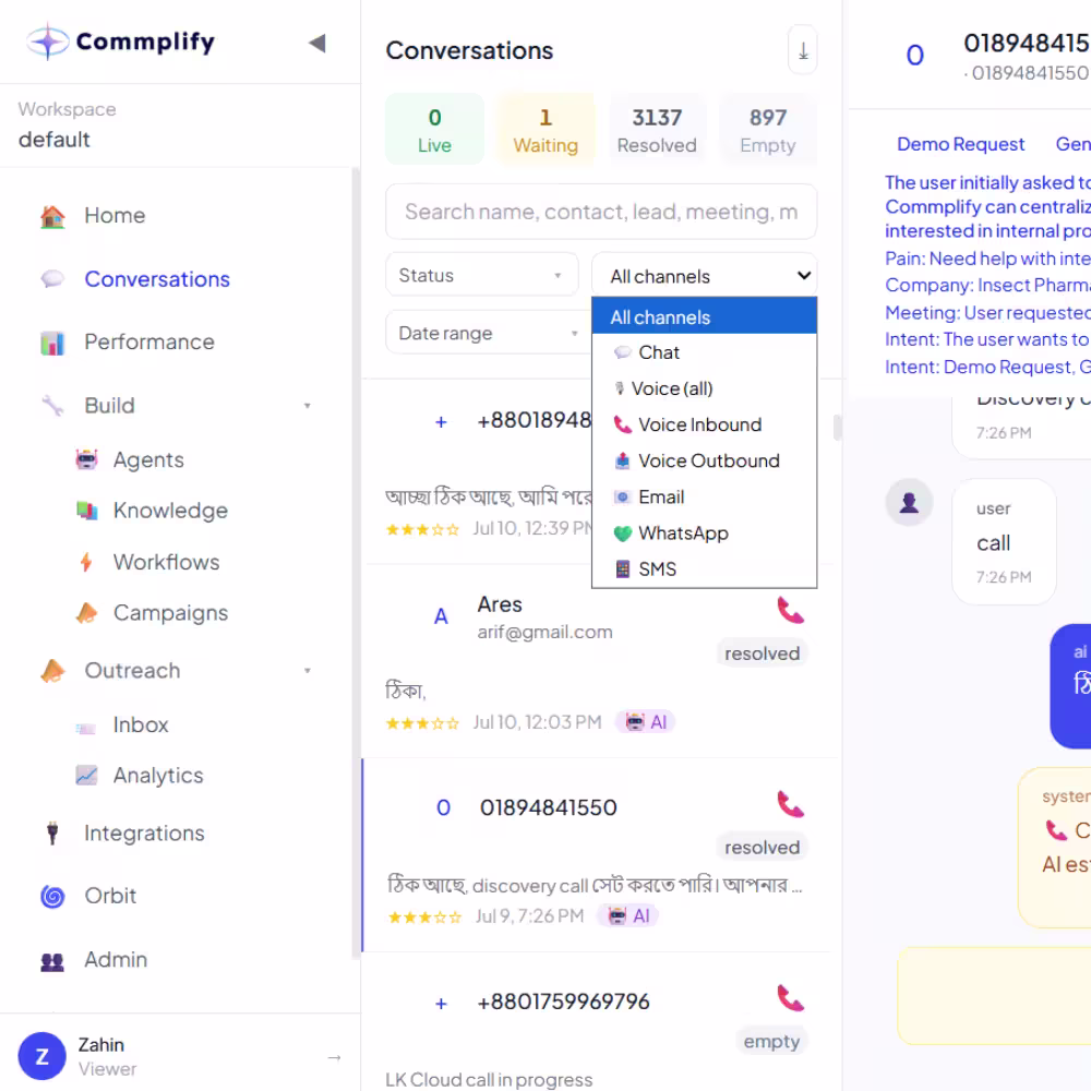 One Inbox for Every Channel - Commplify