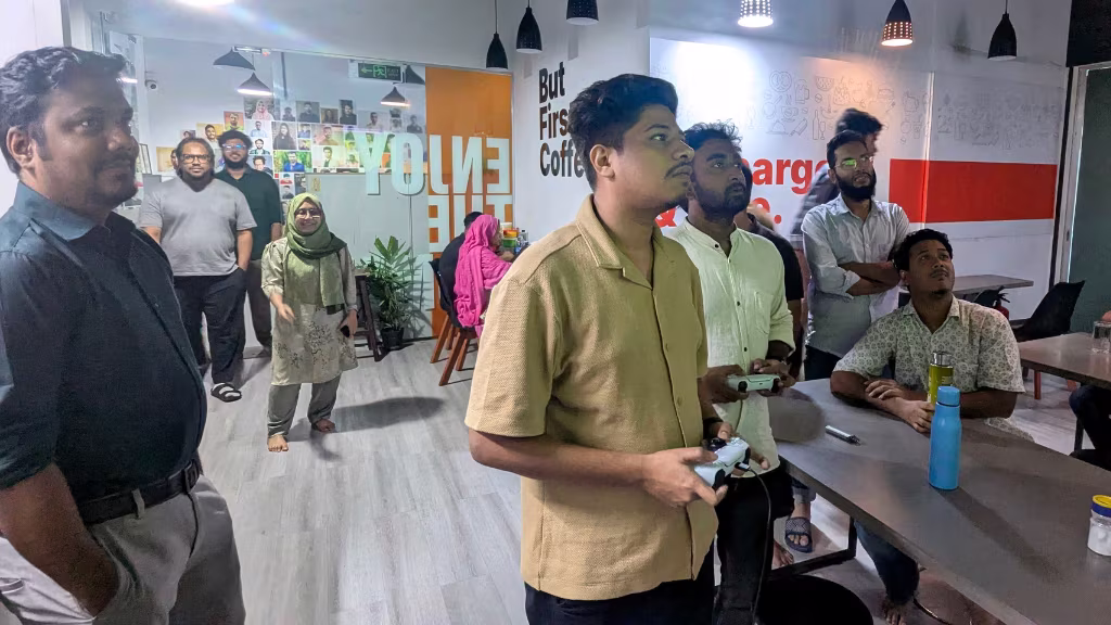 Players Participating in Riseup Labs PS5 FIFA Tournament 2026