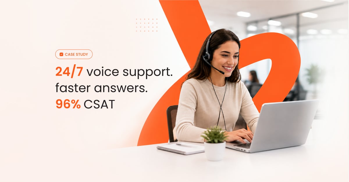 24/7 Voice Customer Support Case Study