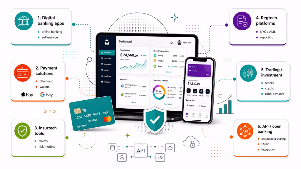 What Types of Fintech Software Solutions Exist? (With Examples)